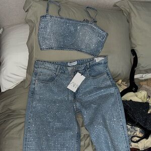 ZARA brand new sparkly set
